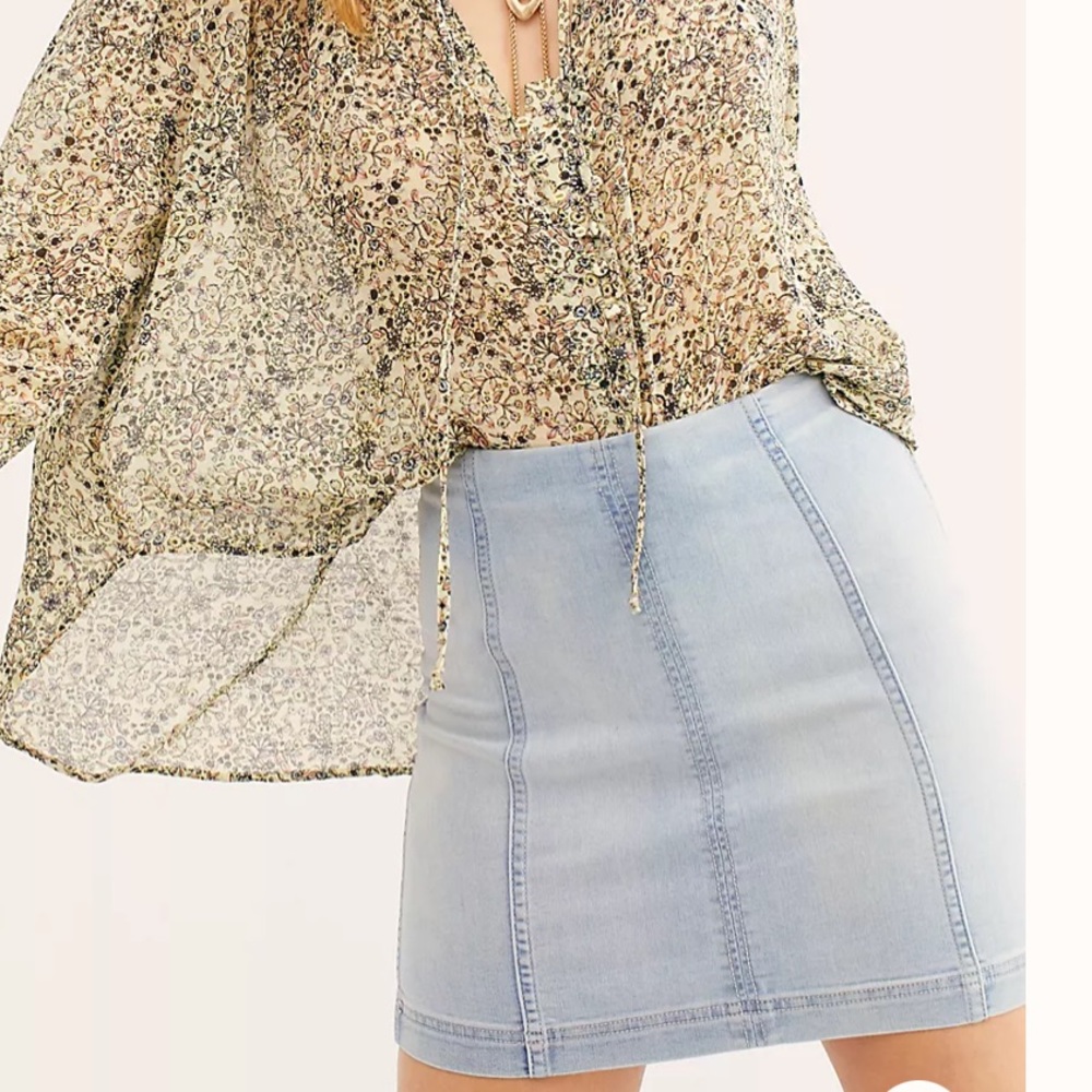 Free People Modern Femme Skirt